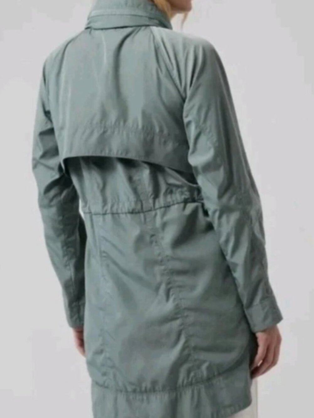 Womens Hooded Anorak Jacket in Slate Gray - Picture 11 of 11